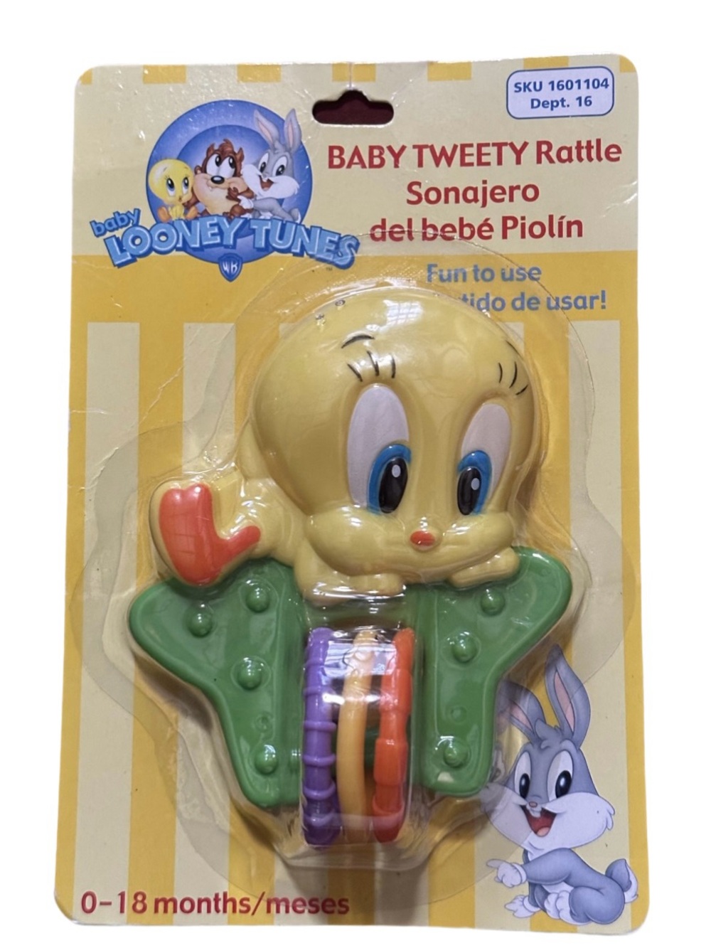 Baby Looney Tunes Baby Tweety Rattle